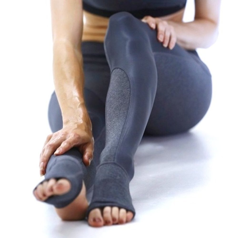 NWT Splits59 Tendu Grip Leggings Grippy Stirrups Grey Medium